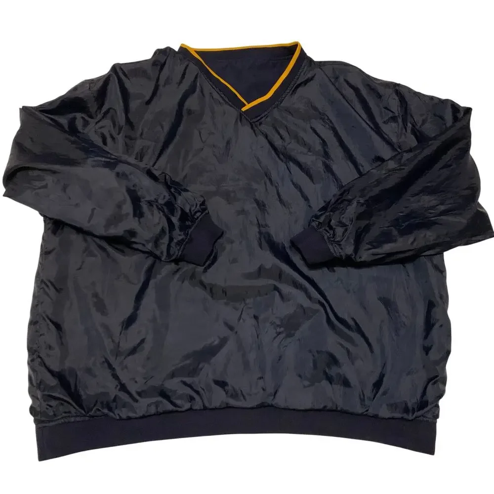 NCAA West Virginia University Mens Shirt Blue Gold Sz. 2XL V-Neck WVU Sports Fan - Picture 4 of 11